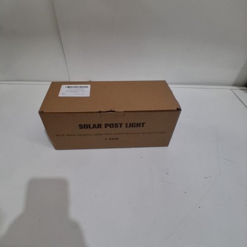 6PK JOFIOS OUTDOOR WATERPROOF SOLAR POST CAP LIGHTS - 4" X 4" - BLACK image 5