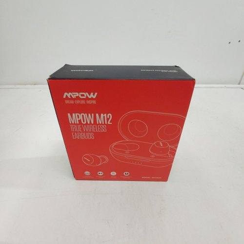 MPOW TRUE WIRELESS BLUETOOTH EARBUDS - BLACK (MODEL: BH463A) image 3