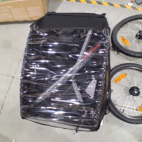 THULE COASTER XT LIGHTWEIGHT 2-SEAT BIKE TRAILER FOR EASY COMMUTING - 100 LBS CAPACITY - BLACK (MODEL:10101821) image 3