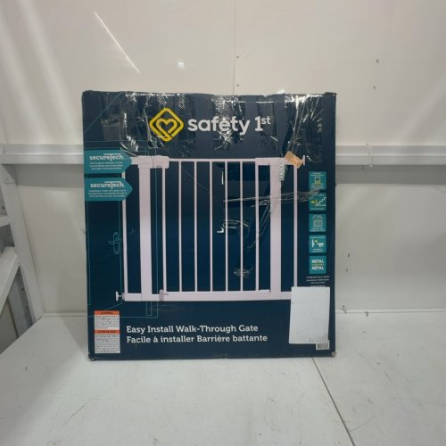 SAFETY 1ST EASY INSTALL WALK THROUGH BABY GATE - 29" - 38" X 28" - WHITE (MODEL: GA105CWHOF2) image 4