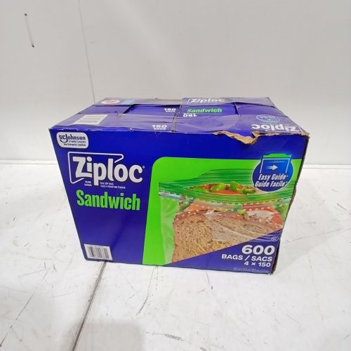 600PK ZIPLOC BRAND SANDWICH BAGS - CLEAR (MODEL: 1678750) image 3