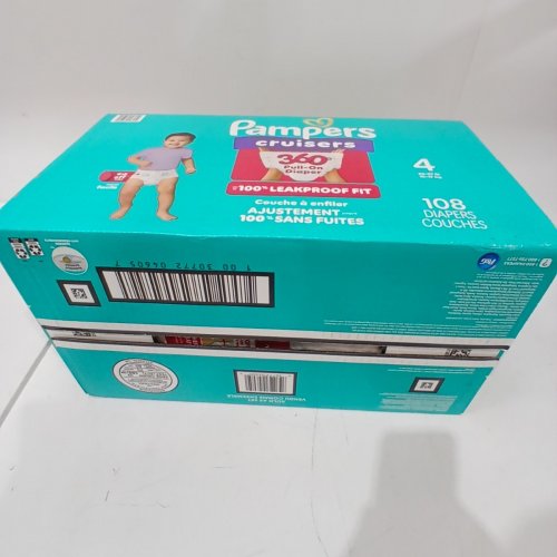 108PK PAMPERS CRUISERS 360° 100% LEAKPROOF DIAPERS - SIZE 4 (23 - 37LBS) image 3