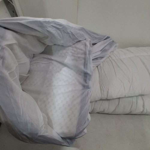 QUILTED MATTRESS TOPPER PAD - KING(78" X 80") - WHITE image 4
