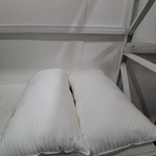 2PK BECKHAM HOTEL COLLECTION DOWN-ALTERNATIVE PILLOWS - KING - 20" X 36" - WHITE image 2