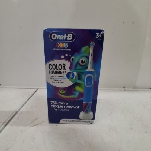 KIDS ORAL B COLOR CHANGING BRISTLES TOOTH BRUSH - BLUE image 5