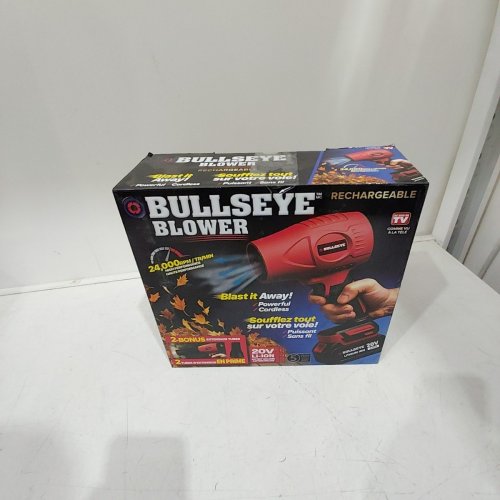 BULLSEYE RECHARGEABLE CORDLESS BLOWER - 20 V, 24,000 RPM - RED / BLACK image 5