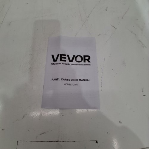 VEVOR DRYWALL CART DOLLY PANEL CART - 5 INCH SWIVEL CASTERS- 1800LBS - BLACK- (MODEL: DT01) image 5