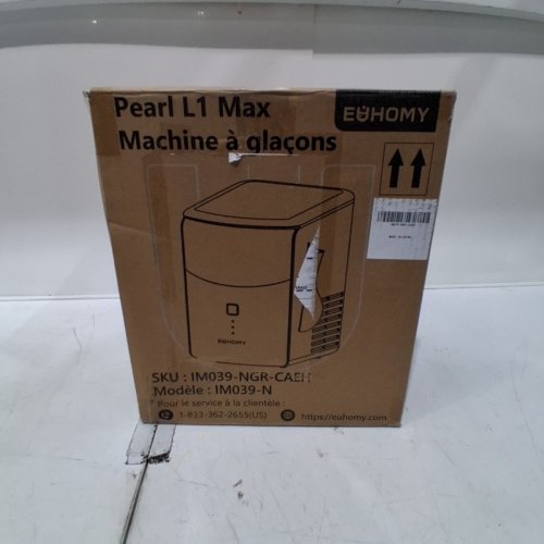EUHOMY COUNTERTOP NUGGET ICE MAKER - 35LBS DAILY - GREY (MODEL: IMG039-NGR-CAEH) image 7