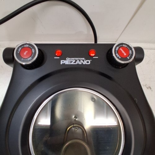 GRANITESTONE PIEZANO CRISPY ELECTRIC PIZZA OVEN - 12" - BLACK (MODEL: 1424FEM) image 2
