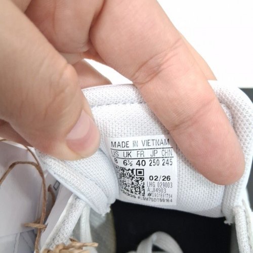 WOMEN'S ADIDAS BARREDA COURT SHOES - SIZE 8 - WHITE/BLACK/GREY (STYLE : 1997502) image 4