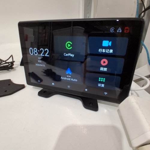 AUTO-VOX CARPLAY TOUCHSCREEN DISPLAY WITH BACKUP CAMERA FOR RV VEHICLES - 1080P HD, 8" LCD - (MODEL: FC-2CA-VISTA) image 2