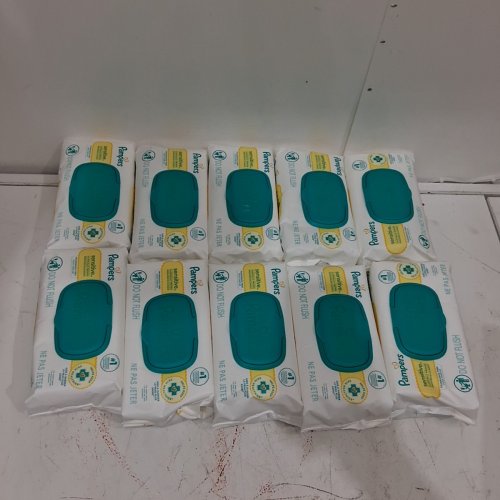 10PK (84 WIPES) PAMPERS SENSITIVE FRAGRANCE FREE BABY WIPES image 3