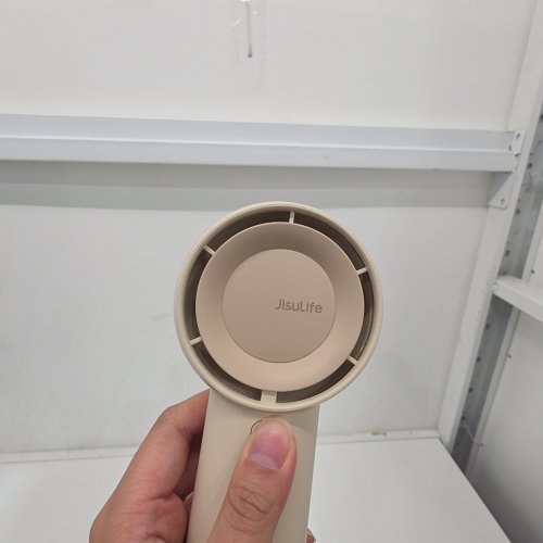 JISULIFE LIFE5 PLUS PORTABLE RECHARGEABLE HANDHELD TURBO FAN WITH 5-SPEEDS - 4000 MAH - BROWN (MODEL: FA43) image 2