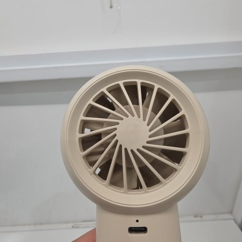 JISULIFE LIFE5 PLUS PORTABLE RECHARGEABLE HANDHELD TURBO FAN WITH 5-SPEEDS - 4000 MAH - BROWN (MODEL: FA43) image 5