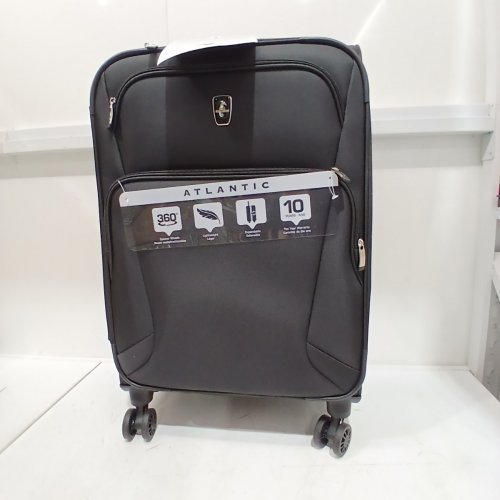 ATLANTIC ARTISAN III EXPANDABLE SUITCASE WITH SPINNER WHEELS AND LOCKABLE ZIPPER PULLER HEADS - 24" - BLACK - (MODEL: AL17474) image 2