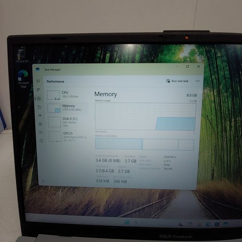 ASUS VIVOBOOK GO 15 LAPTOP - 15.6" FHD DISPLAY |AMD RYZEN 5 7520U | 8GB DDR5 | 512GB SSD - GREEN GREY - (MODEL: E1504FA-AS52-CA) image 6