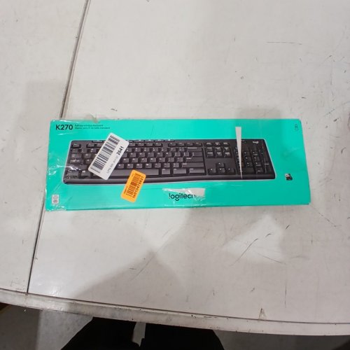 LOGITECH WIRELESS KEYBOARD - 2.4 GHZ - BLACK (MODEL: K270) image 4