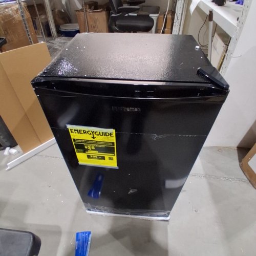 UPSTREMAN SINGLE DOOR MINI FRIDGE WITH FREEZER AND MINI ICE TRAY - 3.2 CU. FT. - BLACK (MODEL: BR321) image 4