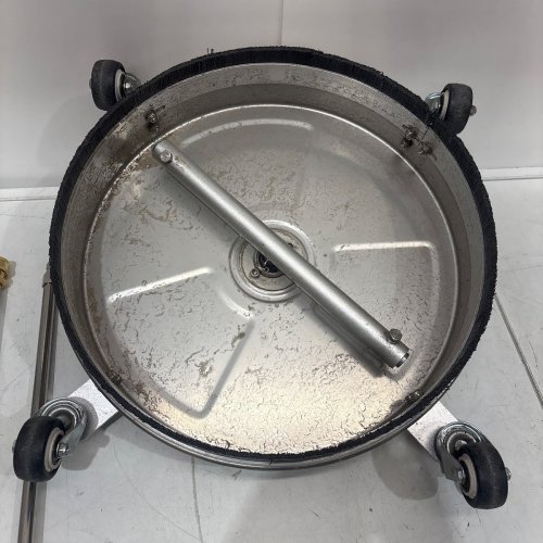 PRESSURE WASHER SURFACE CLEANER WITH 3 WHEELS - 4000 PSI - 15" - SILVER image 3