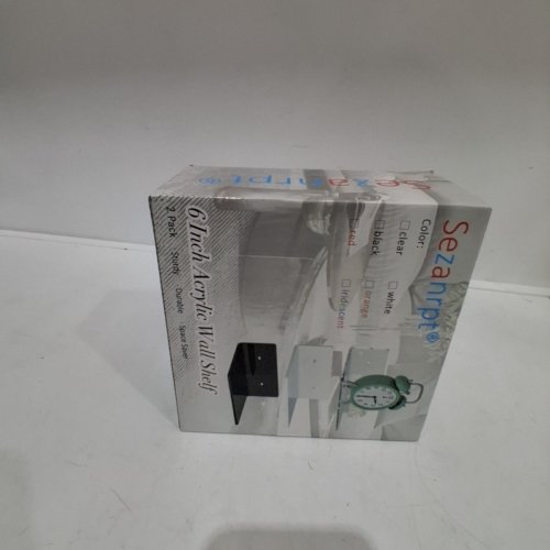 SEZANRPT ACRYLIC WALL SHELF - 6" - WHITE image 5
