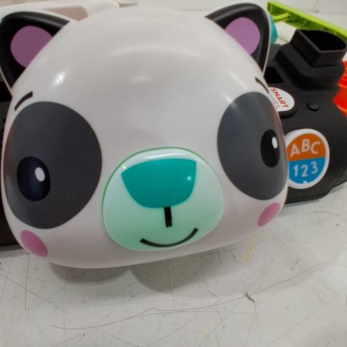 FISHER-PRICE 2-SIDED STEADY SPEED PANDA WALKER INTERACTIVE BABY TOY WITH LIGHT, 100+ SONGS, SOUNDS & PHRASES - MULTICOLOUR (MODEL: ‎HGM26) image 2