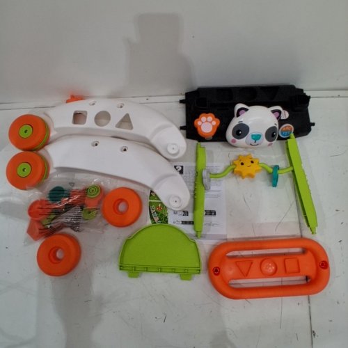 FISHER-PRICE 2-SIDED STEADY SPEED PANDA WALKER INTERACTIVE BABY TOY WITH LIGHT, 100+ SONGS, SOUNDS & PHRASES - MULTICOLOUR (MODEL: ‎HGM26) image 5