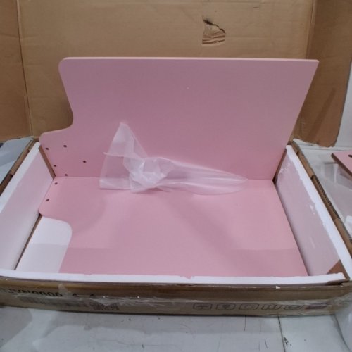 SIKAIC 3 DRAWER NIGHTSTAND WITH CHARGING STATION - 13.8" X 17.7" X 26.8" - PINK (MODEL: DJVN000014_4) image 12