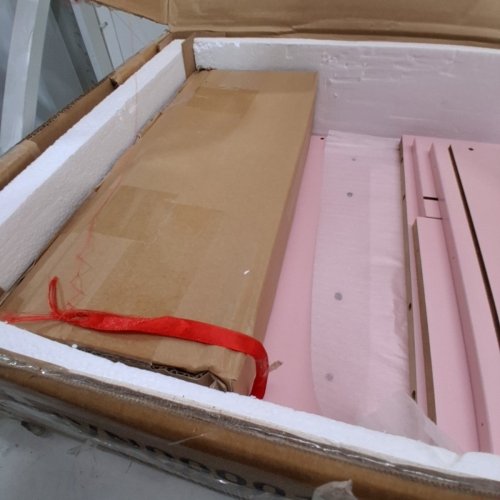 SIKAIC 3 DRAWER NIGHTSTAND WITH CHARGING STATION - 13.8" X 17.7" X 26.8" - PINK (MODEL: DJVN000014_4) image 13