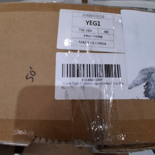LIQUID-TIGHT CONDUIT AND CONNECTOR KIT WITH 8 STRAIGHT FITTINGS AND 8 ANGLE FITTINGS - 50FT - 3/4" DIAMETER - GREY image 4