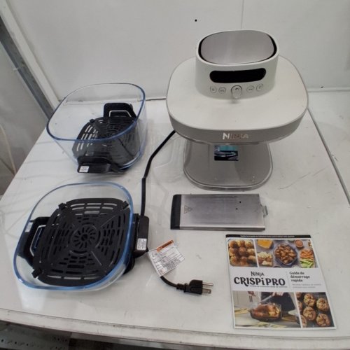 NINJA CRISPI PRO 6-IN-1 GLASS AIR FRYER - 2.5QT - BONE (MODEL: AS101CLG) image 3