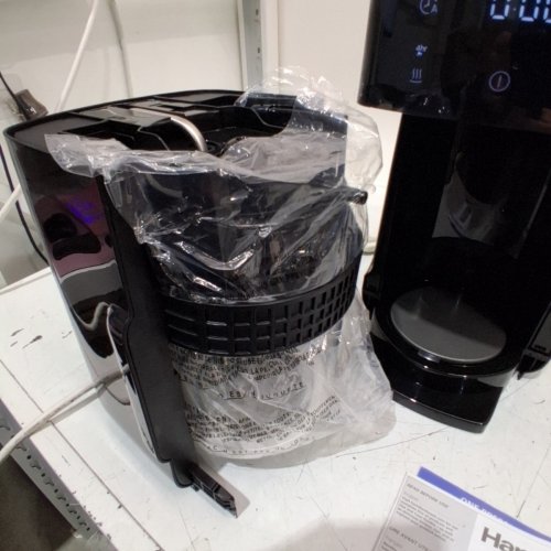 HAMILTON BEACH ONE PRESS DISPENSING COFFEE MAKER - MAKES 12 CUPS - BLACK (MODEL: 47602) image 6