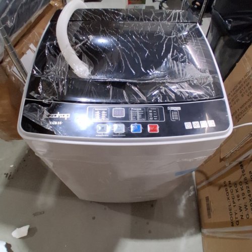 ZOKOP 2-IN-1 FULL AUTO WASHING MACHINE AND SPIN DRYER - 15LBS MAX - 260W - WHITE (MODEL: XQB35) image 4