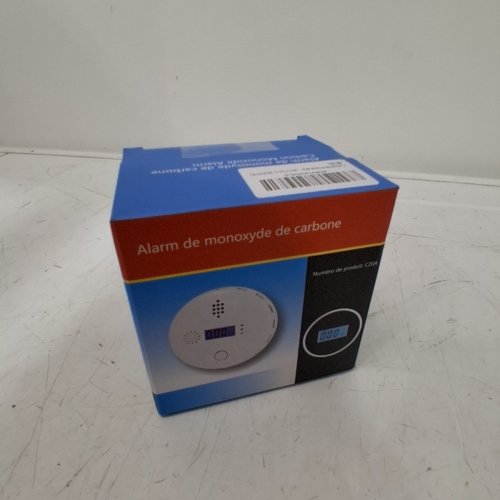 2PK LEDRONCO CARBON MONOXIDE DETECTOR - WHITE image 3
