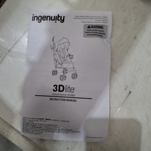 SUMMER BY INGENUITY 3DLITE INFANT CONVENIENCE LIGHTWEIGHT FOLDABLE STROLLER WITH 4 POSITION RECLINE AND BASKET - 45LB MAX - BLACK/GREEN (MODEL: 17013) image 5