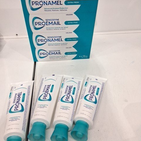 4PK SENSODYNE PRONAMEL ADVANCED ENAMEL REPAIR TOOTHPASTE - 115ML/EACH - EXTRA FRESH image 2