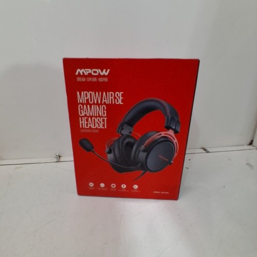 MPOW AIR SE GAMING HEADSET WIRED - RED & BLACK (BH439A) image 4