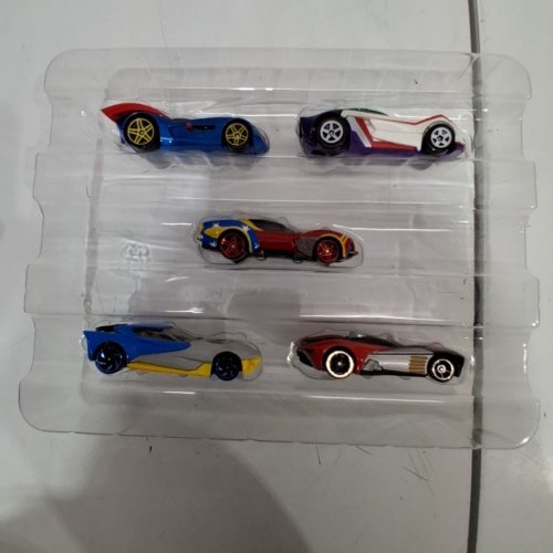 5PK HOT WHEELS DIE-CAST DC COMICS CHARACTER CARS image 2