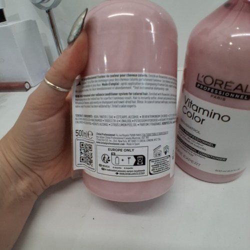 2PK L'OREAL PROFESSIONNEL PROFESSIONAL VITAMINO COLOR CONDITIONER - 500 ML EACH image 3