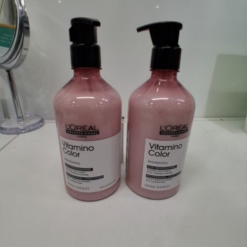 2PK L'OREAL PROFESSIONNEL PROFESSIONAL VITAMINO COLOR CONDITIONER - 500 ML EACH image 4
