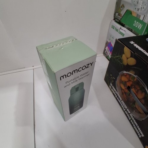 MOMCOZY PORTABLE BEVERAGE WARMER WITH DUAL HEATING MODES FOR BREAST MILK & WATER - 17OZ CAPACITY - PALE GREEN (MODEL: MW05) image 6