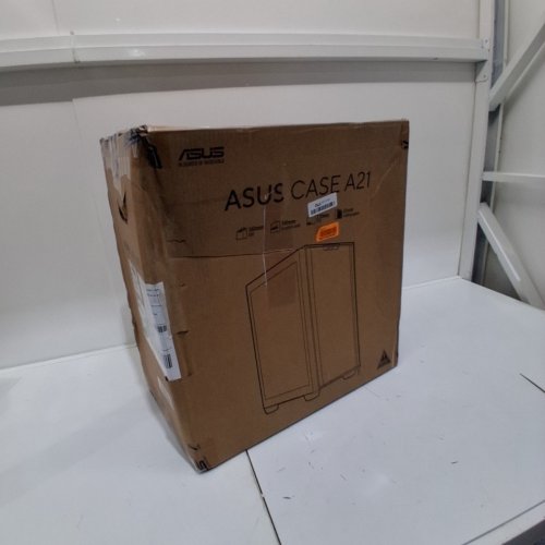 ASUS A21 MICRO-ATX COMPUTER CASE - POROUS FRONT-PANEL MESH, SUPPORTS GRAPHICS CARDS UP TO 380MM, 360MM COOLERS, & STANDARD ATX PSUS, COMPATIBLE WITH NEW BTF HIDDEN CONNECTOR TECHNOLOGY - BLACK (MODEL: A21) image 4
