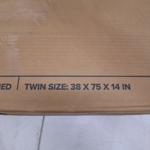ZINUS DAWN SMARTBASE METAL BED FRAME - TWIN - 30" X 75" X 14" - BLACK (MODEL: B00R6OXFAK) image 4