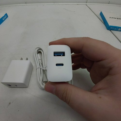 2PK ANKER USB-C WALL CHARGERS WITH CABLES - WHITE image 3