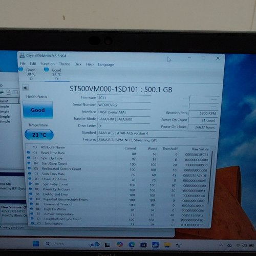 SEAGATE 3.5" HARD DRIVE - 500GB (MODEL: ST500VM000-1SD101) image 2