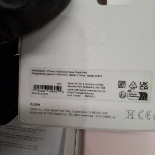 APPLE SILICONE CASE WITH MAGSAFE FOR IPHONE 14 - CHALK PINK (MODEL: A2910) image 2
