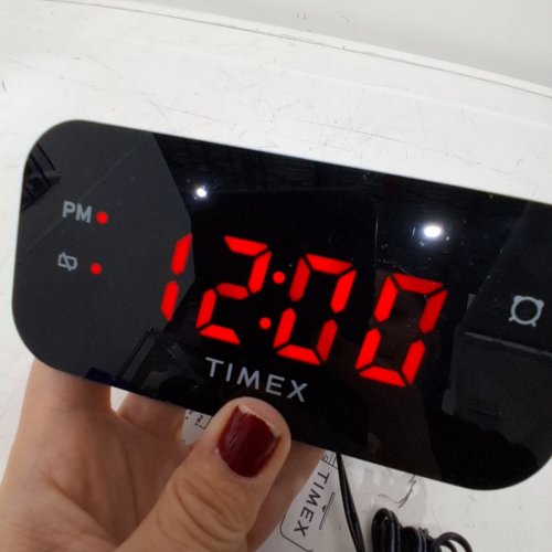 TIMEX DIGITAL ALARM CLOCK - BLACK - (MODEL:T121B) image 2