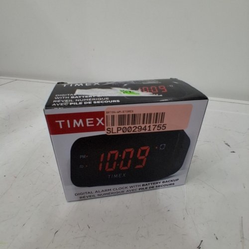 TIMEX DIGITAL ALARM CLOCK - BLACK - (MODEL:T121B) image 4