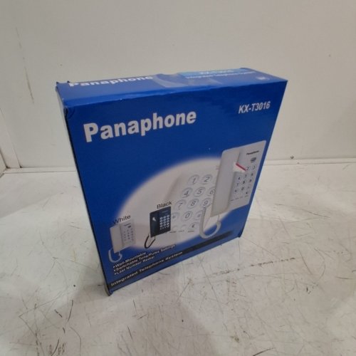 PANAPHONE CORDED BIG WALL MOUNTABLE BUTTON LANDLINE TELEPHONE - BLACK (MODEL: KX-T3016) image 4