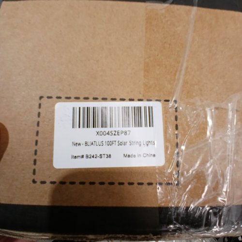 BLIATUS SOLAR STRING LIGHTS - 100FT - CLEAR (MODEL: B242-ST38) image 3