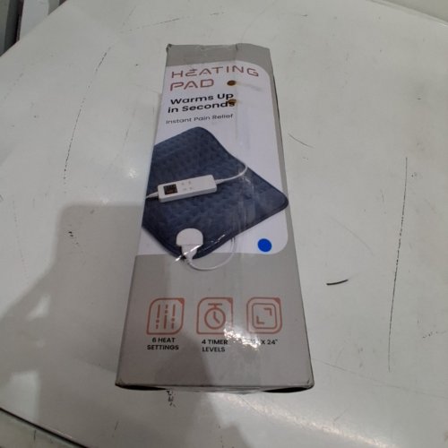 ONEAMG HEATING PAD 12" X 24" - NAVY BLUE image 4